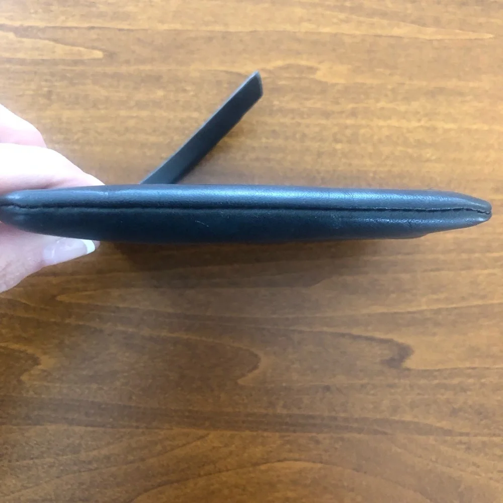 FEED - LEATHER MINI WALLET + BLACK